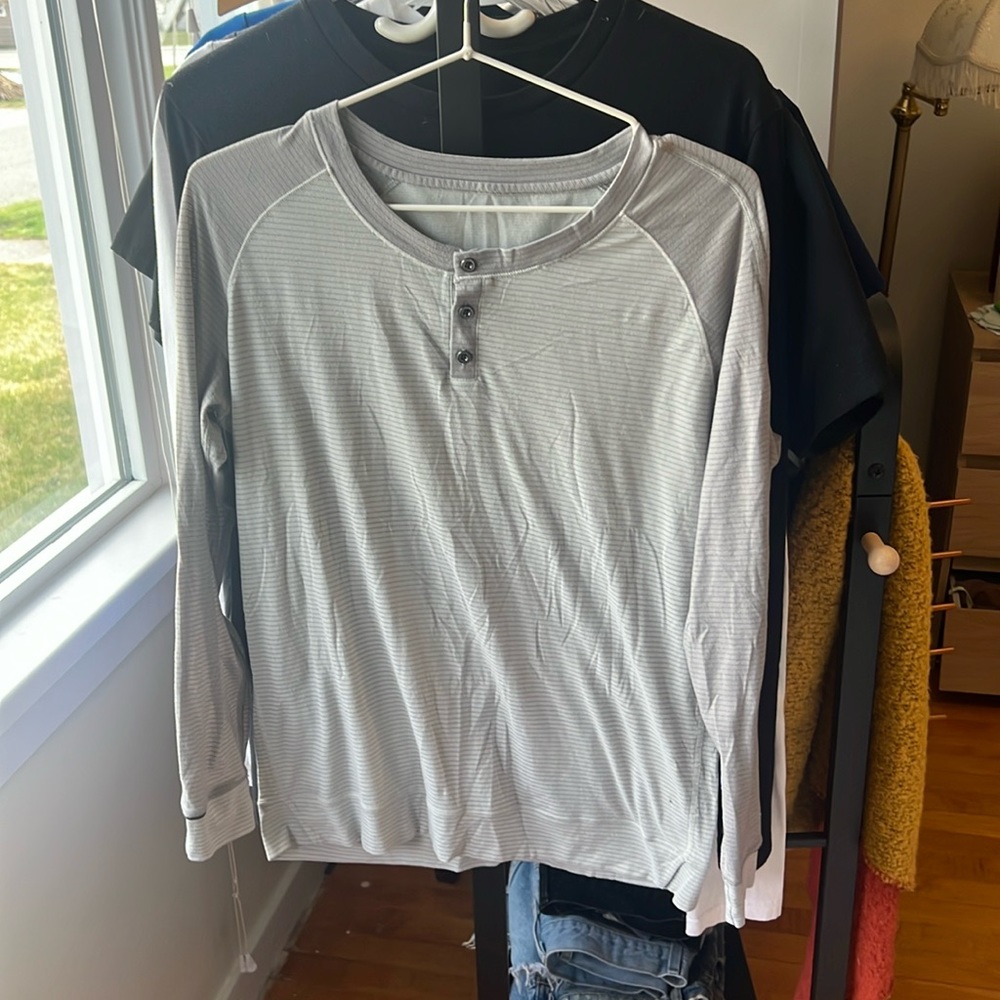 lululemon Henley style top